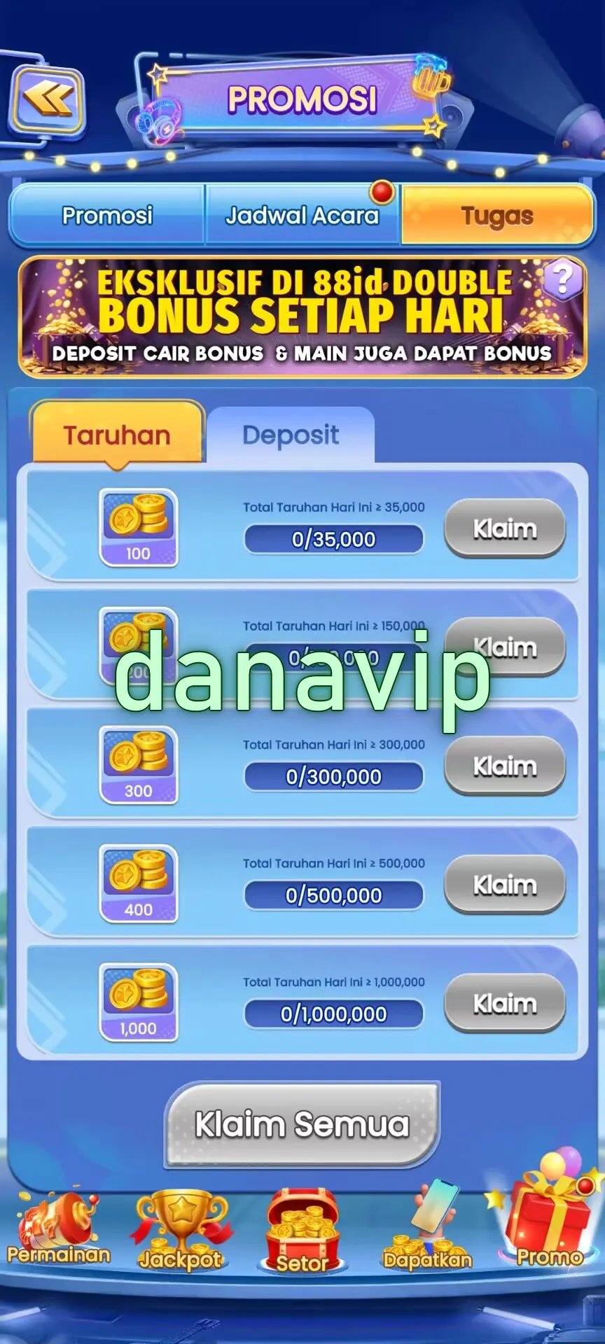 danavip Masuk